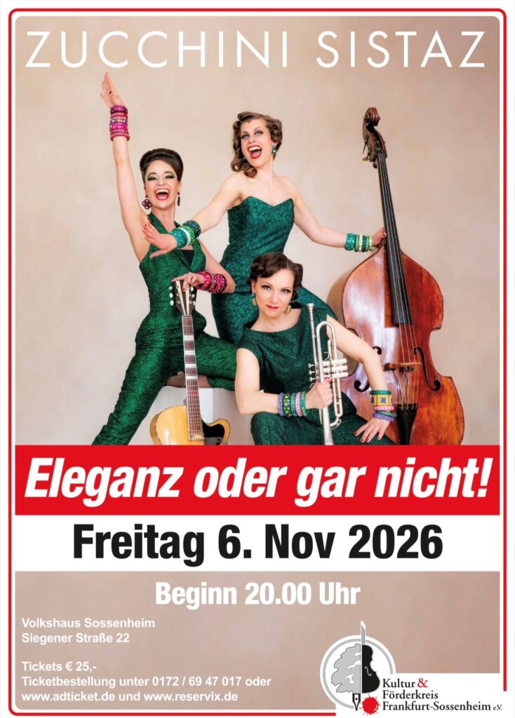 Bild zur Veranstaltung: ZUCCHINI SISTAZ